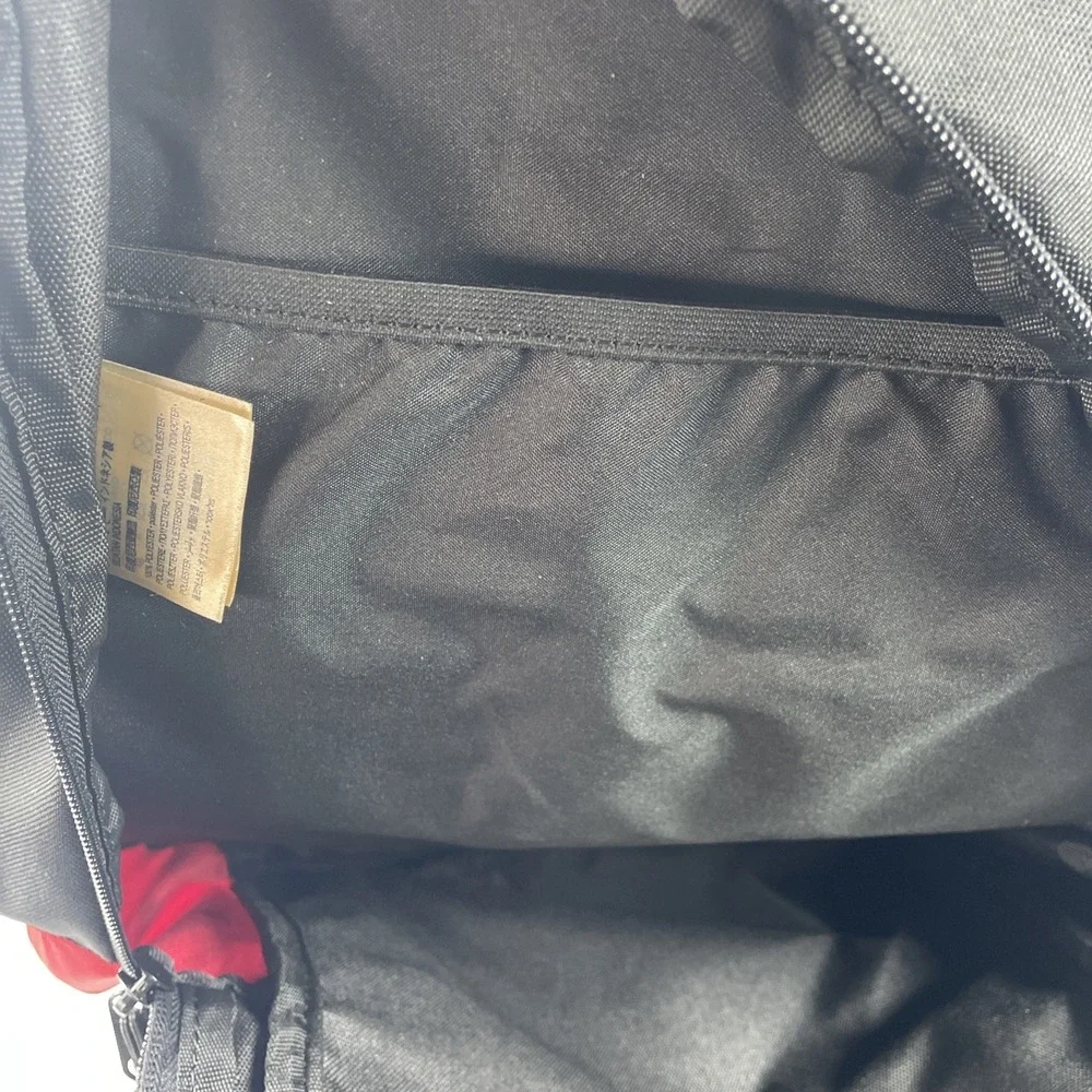 Nike Jordan Jumpman Classics Black Red Large Backpack‎ Zipper Pockets Nike Air